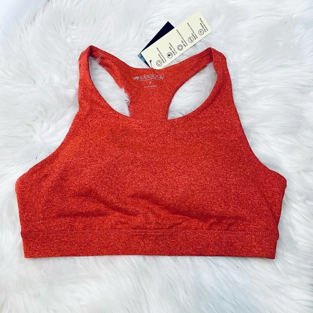 Ideology Sports Bra Small Burnt Orange Medium Impact